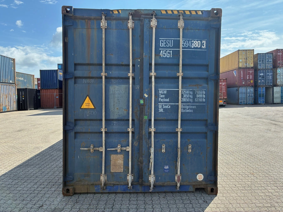 Brugt 40 fods standard skibscontainer – Klar til brug